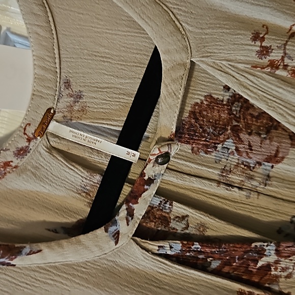 Free People Wahed Stone Free Swing Floral Tunic - Picture 8 of 10